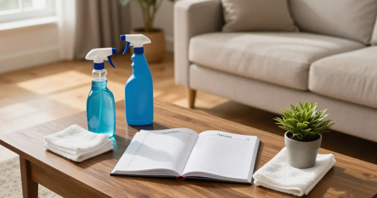 House Cleaning Checklist: Room-by-Room Guide 1 House Cleaning Checklist