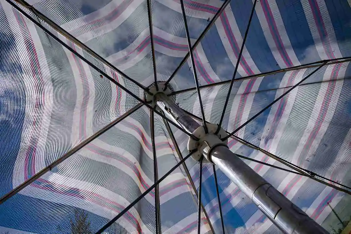 No More Dirt! How to Clean a Patio Umbrella the Right Way 1 dirty patio umbrella