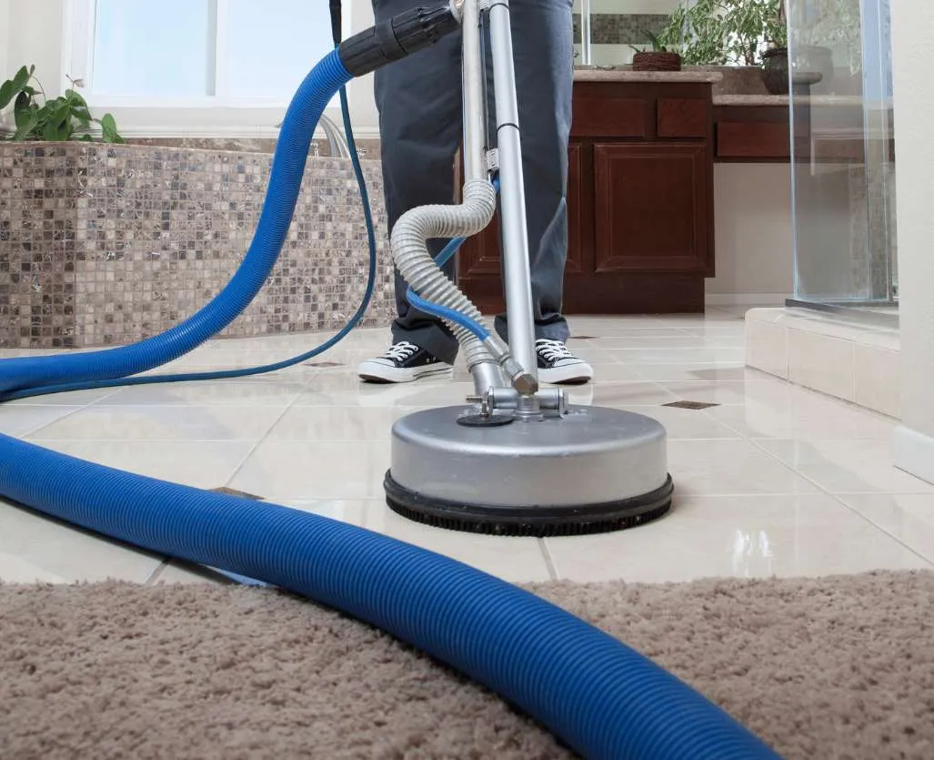 Rug Cleaning 11 a professional cleaner cleaning bathroom tiles