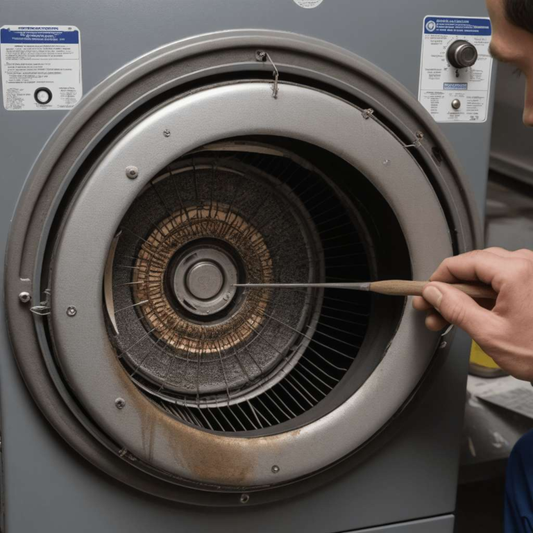 Signs Your Dryer Heating Element Needs Replacement 9 Person replacing dryer heating element