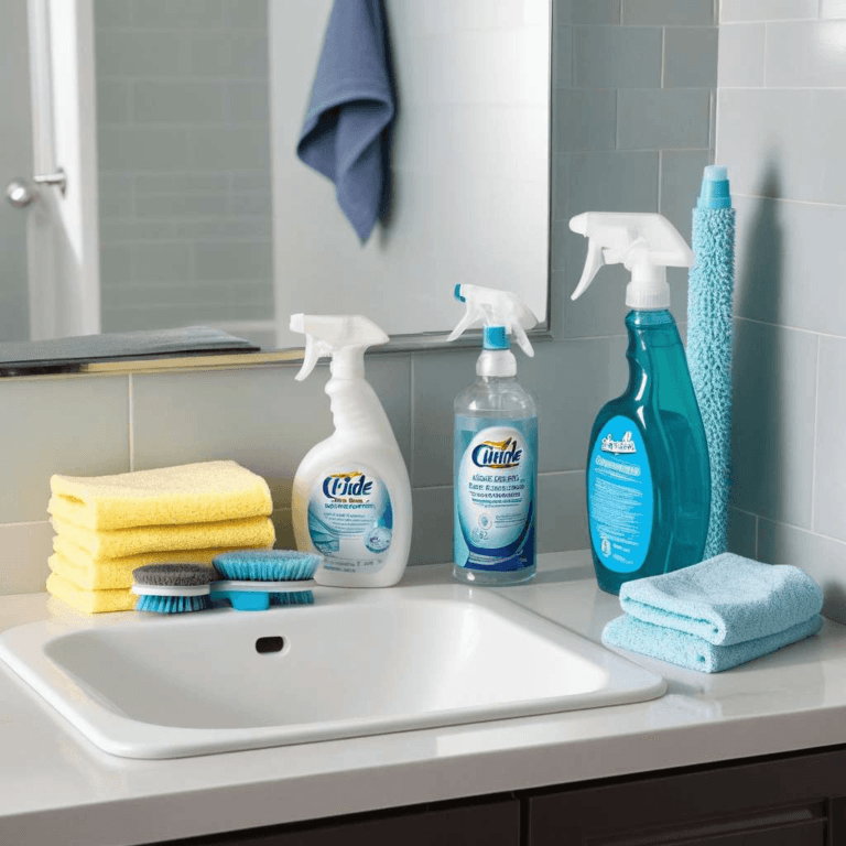 Bathroom cleaning products